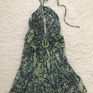 SKY snakeskin pattern halter top. New w/o tags.